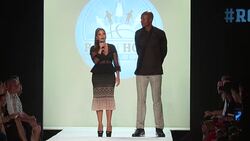 Ray Allen and Shannon Walker Williams at Kids Rock! - September 2016 - New York Fashion Week Stock Footage