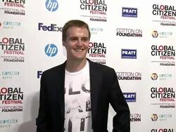Hugh Evans at Global Citizen Festival in Central Park To End Extreme Poverty Stock Footage
