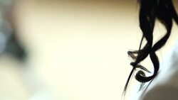 Women's hair Stock Footage