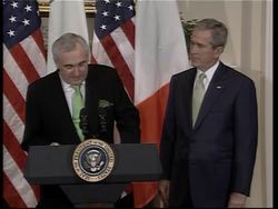 Bush brings Irish leaders to White House for St. Patrick's luncheon News Clip