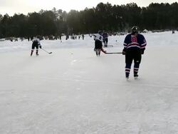 2013 USA Hockey Pond Hockey National Championships Stock Footage