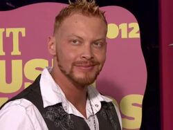 Crimson and James Storm at 2012 CMT Music Awards  Stock Footage