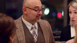 MS TU Smiling friends talking together during dinner party in loft Stock Footage
