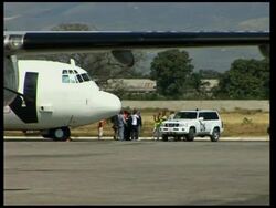 UN goodwill ambassador Angelina Jolie arrives in Haiti News Clip