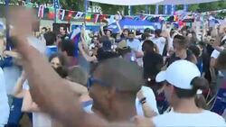 CLEAN : World Cup: Parisians celebrate France's second goal News Clip