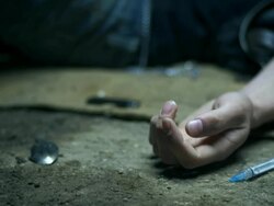 HD DOLLY: Drug Overdose Stock Footage