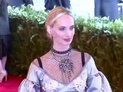 Lauren Santo Domingo at "PUNK: Chaos To Couture" Costume Institute Gala Stock Footage