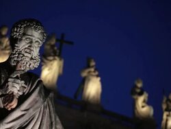 General views Around Vatican City Stock Footage