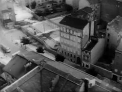Aerials of early Berlin Wall Stock Footage