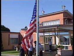 US President leaves Rome bound for Kosovo News Clip