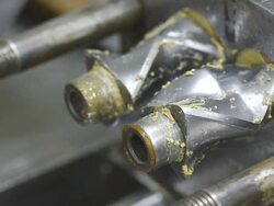 clean with brush and assemble brabender mixer Stock Footage