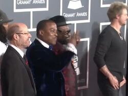 George Clinton at the 53rd GRAMMY Awards - Arrivals Part 3 at Los Angeles CA. (Footage by WireImage Video/GettyImages) Stock Footage