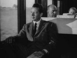 Man riding on train Stock Footage