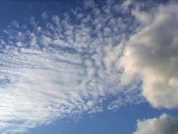 HIGH & LOW CLOUDS Stock Footage