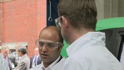 Business and Energy Secretary Greg Clark visits the School of Chemical Engineering at the University of Birmingham News Clip