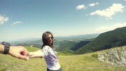 Follow me! Stock Footage