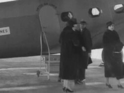 Barbara Hutton finalizes divorce after two year mariage to prince Stock Footage