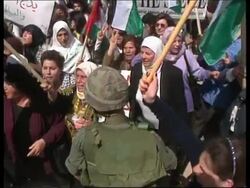 West Bank: Women: March to protest closures of Palestinian areas Instructional Video