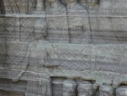 Carving of Theodosius, Istanbul, Turkey Stock Footage