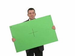 HD: Businessman Advertising Stock Footage