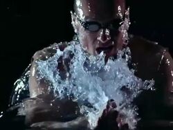 Man Swimming The Breaststroke Stock Footage