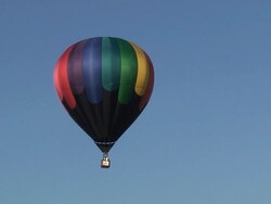 Flying Balloon Stock Footage