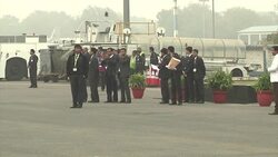 PM Abe welcomed at airport at start of three-day official visit News Clip