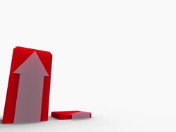 Growing Graphic chart Stock Footage