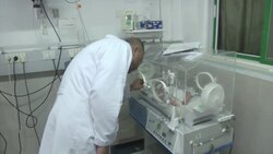 Infant born by Caesarean section after mother killed in airstrike News Clip