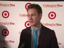 INTERVIEW: Zachary Abel says he's wearing Target head to toe, on how the concept behind Falling for You may change advertising at Target "Falling For You" Event Stock Footage