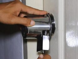 Opening the Door Stock Footage