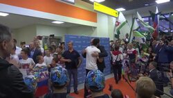 Russian judo team returns to hero's welcome Instructional Video