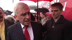 UK 2017 General Election - Labour's John McDonnell Campaigning in Lincoln News Clip