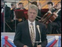 Russia - Clinton Pays Tribute To Soviets In WWII News Clip