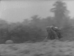 Soldiers Battle During Vietnam War Stock Footage