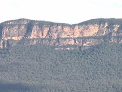 View from Echo Point near The Three Sisters Australia News Clip
