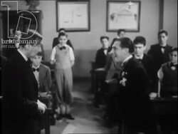 Au lycee Papillon - At School in Papillon. France, 1936 Stock Footage