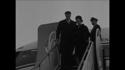 CAN655 KING BOUDOUIN RETUIRNS FROM USA TO SEE AILING QUEEN ELIZABETH Instructional Video