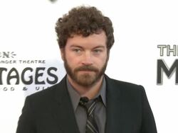 Danny Masterson at The Book Of Mormon Los Angeles Opening Night Stock Footage