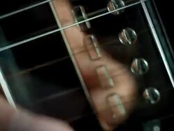Playing the Guitar Stock Footage