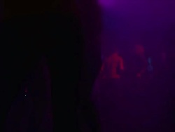 HD Disco dancers medium shot Stock Footage