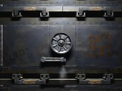 Metal Gate Open Stock Footage