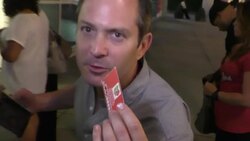 Thomas Lennon on 'Straight Outta Compton' at the ArcLight Cinemas theater in Hollywood at Celebrity Sightings in Los Angeles Stock Footage