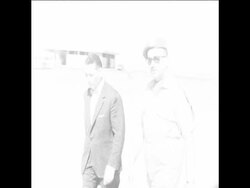 SYND 13 7 67 CHIEF UN OBSERVER, GENERAL ODD BULL ARRIVES IN CAIRO News Clip