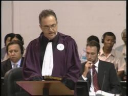 Closing statements in trial of Khmer Rouge jailer Duch News Clip