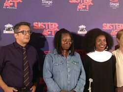 Whoopi Goldberg Presents 'Sister Act' in Barcelona Stock Footage