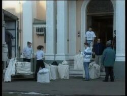 YUGOSLAVIA: PULLOUT OF EMBASSY STAFF AND FAMILIES News Clip