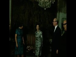 SYND 29-10-72 DANISH FOREIGN MINISTER THE MEETS PRESIDENT OF EGYPT News Clip