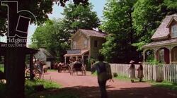 Scene from a 1900s town, 1908 - reenactment Stock Footage