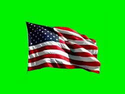 US Flag. HD Progressive Frames Stock Footage